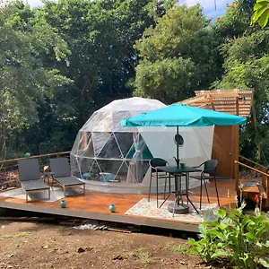 Manta Soul Jungle Geodome Luxury tent Kealakekua